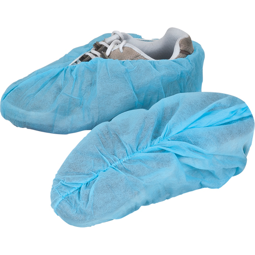 Couvre-chaussures, T-Grand, Polypropyl&egrave;ne, Bleu Haskins Industrial Inc.