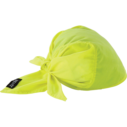 Chill-Its&reg; 6710CT Cooling Triangle Hats, High Visibility Lime-Yellow Haskins Industrial Inc.