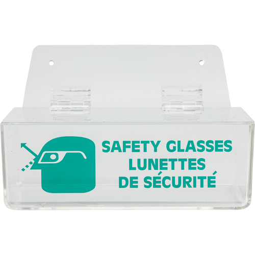 Distributeur de lunettes de s&eacute;curit&eacute; avec couvercle Haskins Industrial Inc.