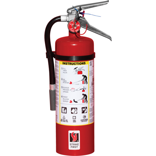 Fire Extinguisher, ABC, 5 lbs. Capacity Haskins Industrial Inc.