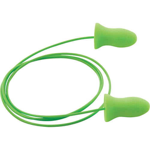 Meteors&reg; Foam Earplugs, Bulk - Box, Corded Haskins Industrial Inc.