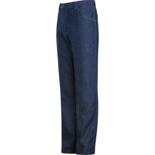 Flame-Resistant Relaxed Fit Denim Jeans, 32, x 37, Blue, 18 cal/cm² Haskins Industrial Inc.
