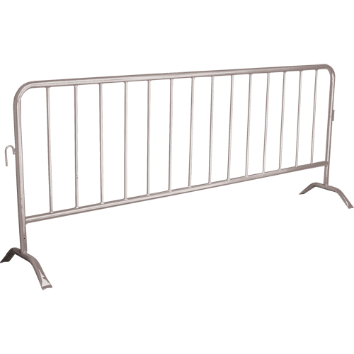 Barri&egrave;re portative, Emboîtables, 102" lo x 40" h, Argent Haskins Industrial Inc.