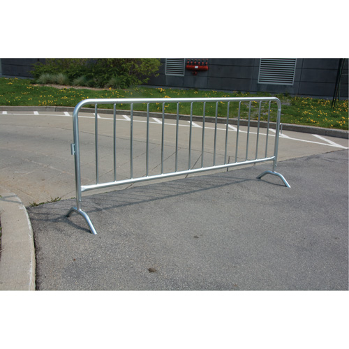 Barri&egrave;re portative, Emboîtables, 102" lo x 40" h, Argent Haskins Industrial Inc.