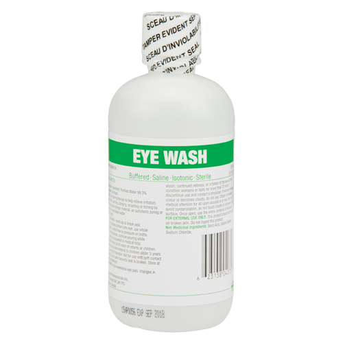 Douche oculaire, Bouteille Plein, 250 ml Haskins Industrial Inc.