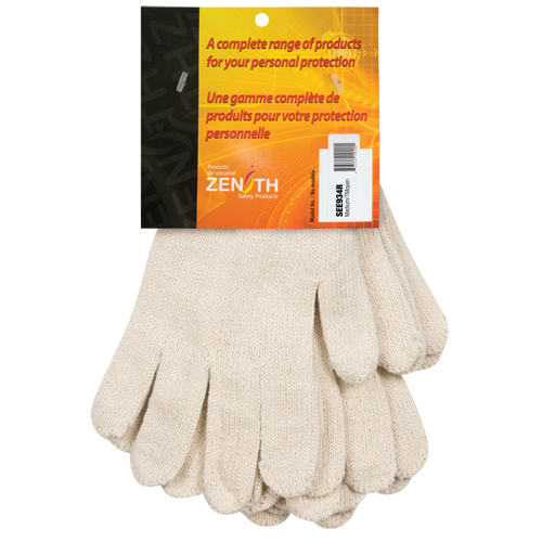 Heavyweight String Knit Gloves, Poly/Cotton, 7 Gauge, Medium Haskins Industrial Inc.