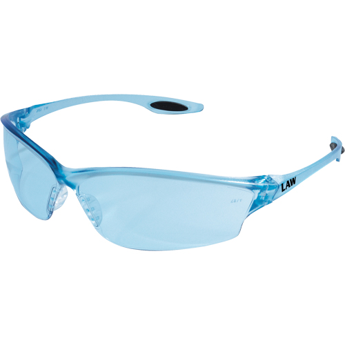 Law&reg; 2 Safety Glasses, Blue Lens, Anti-Scratch, ANSI Z87+ Haskins Industrial Inc.