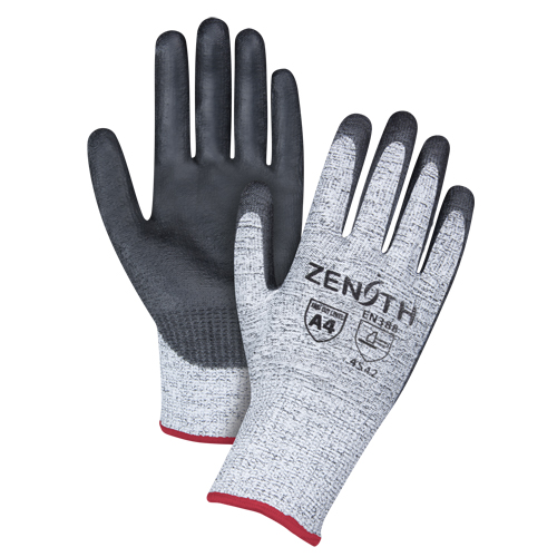 Seamless Stretch Cut-Resistant Gloves, Size Small/7, 13 Gauge, Polyurethane Coated, HPPE Shell, ANSI/ISEA 105 Level 4/EN 388 Level 5 Haskins Industrial Inc.