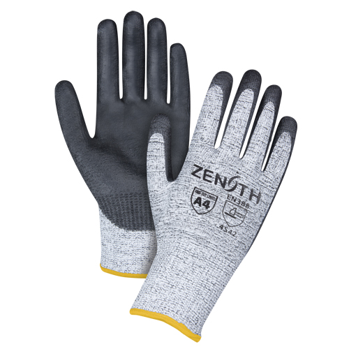 Seamless Stretch Cut-Resistant Gloves, Size 2X-Large/11, 13 Gauge, Polyurethane Coated, HPPE Shell, ANSI/ISEA 105 Level 4/EN 388 Level 5 Haskins Industrial Inc.