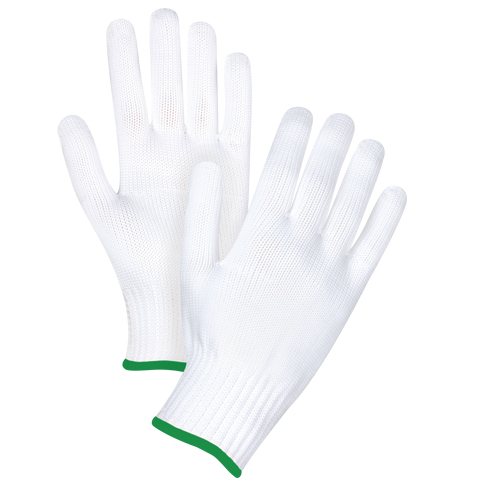 Gants tricot&eacute;s sans couture, Polyester, Calibre 10, Moyen Haskins Industrial Inc.