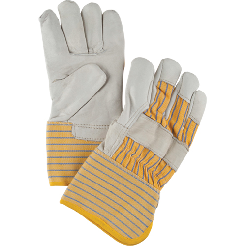 Abrasion-Resistant Winter-Lined Fitters Gloves, Large, Grain Cowhide Palm, Cotton Fleece Inner Lining Haskins Industrial Inc.