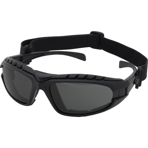 Dustdevil Black Frame Safety Glasses, Grey Lens, Anti-Fog/Anti-Scratch, ANSI Z87+/Meets/Exceeds CSA Z94.3 Haskins Industrial Inc.