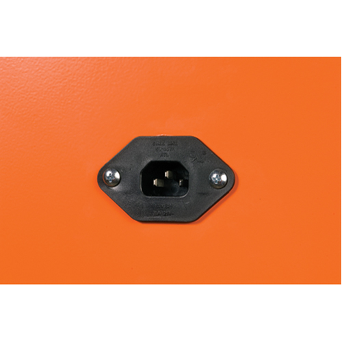 Emergency Preparedness Storage Cabinets, Steel, 4 Shelves, 65" H x 43" W x 18" D, Orange Haskins Industrial Inc.