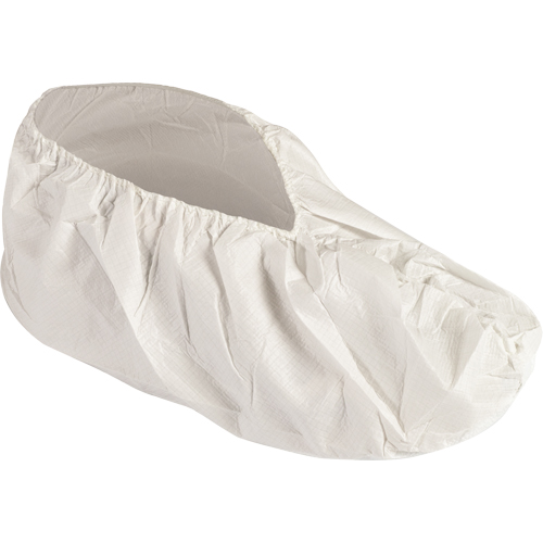 KleenGuard A40 Shoe Covers, X-Large, Vinyl, White Haskins Industrial Inc.