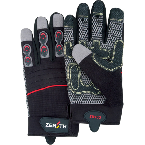 ZM400 Premium Mechanic's Gloves, Synthetic Palm, Size X-Large Haskins Industrial Inc.