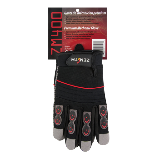 ZM400 Premium Mechanic's Gloves, Synthetic Palm, Size X-Large Haskins Industrial Inc.
