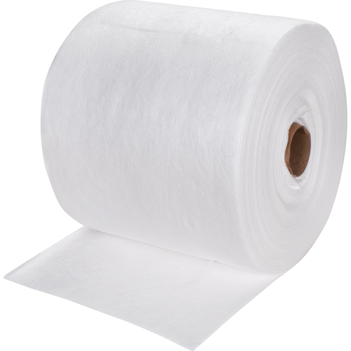 Rouleaux absorbants souffl&eacute;es de premi&egrave;re qualit&eacute;, Lourd, 150' lo x 15" la, Absorption 25 gal. Haskins Industrial Inc.