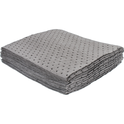 Premium Bonded Sorbent Pads, Universal, 15" x 17", 8 gal. Absorbancy Haskins Industrial Inc.