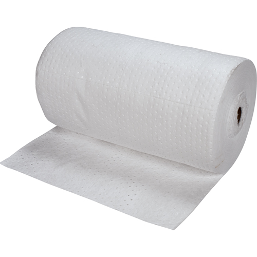 Premium Bonded Sorbent Rolls, Heavyweight, 150' L x 30" W, 50 gal. Absorbancy Haskins Industrial Inc.