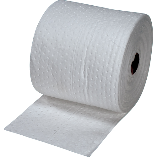 Premium Laminated (SMS) Sorbent Rolls, Heavyweight, 150' L x 15" W, 25 gal. Absorbancy Haskins Industrial Inc.