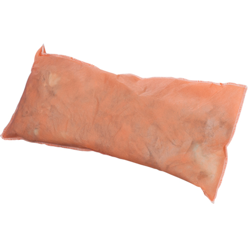 Tampon absorbant, Mati&egrave;res dangereuses, 18" lo x 8" la, 30 gal. absorption/pqt Haskins Industrial Inc.