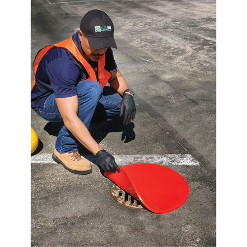 Ultra-Drain Seals&reg; Mats, Circular, 20" dia. Haskins Industrial Inc.