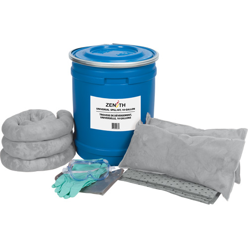 Premium Truck Spill Kit, Universal, Drum, 10 US gal. Absorbancy Haskins Industrial Inc.