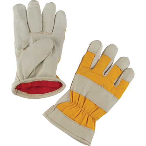 Gants de travail doubl&eacute;s pour l'hiver de premi&egrave;re qualit&eacute;, 2T-Grand, Paume en Cuir fleur de porc, Doublure en Molleton de mousse Haskins Industrial Inc.