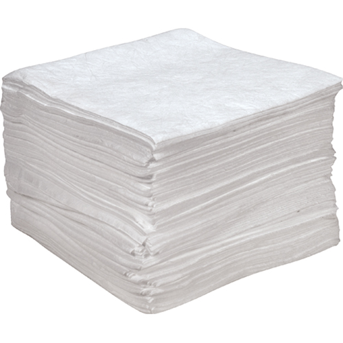 Premium Anti Static Sorbent Pads, Oil Only, 15" x 18", 25 gal. Absorbancy Haskins Industrial Inc.