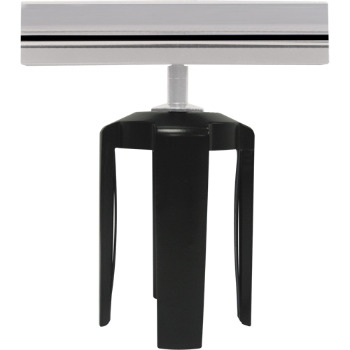 Tensabarrier&reg; Sign Bracket with Adapter, Chrome Haskins Industrial Inc.