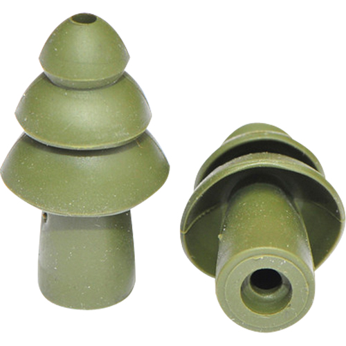 BattlePlugs&reg; Earplugs Replacement Tip, Uncorded, Bulk - Polybag, 24 dB NRR, Medium Haskins Industrial Inc.