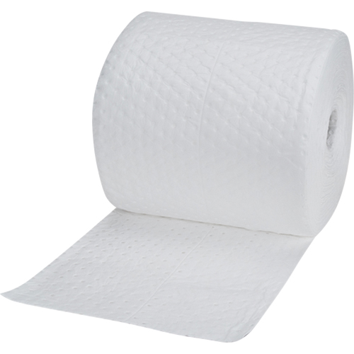 Industrial-Grade Fine Fibre Sorbent Rolls, Heavyweight, 150' L x 15" W, 35 Gal. Absorbancy Haskins Industrial Inc.