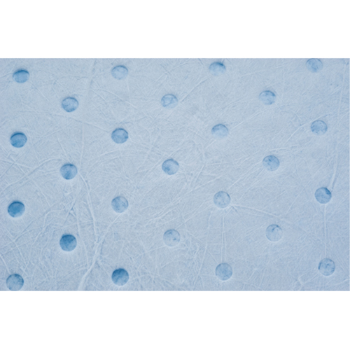 Rouleaux absorbants li&eacute;s bleus de premi&egrave;re qualit&eacute;, Lourd, 150' lo x 15" la, Absorption 25 gal. Haskins Industrial Inc.