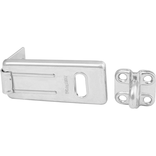 General Security Hardened Steel Hasp, Silver Haskins Industrial Inc.