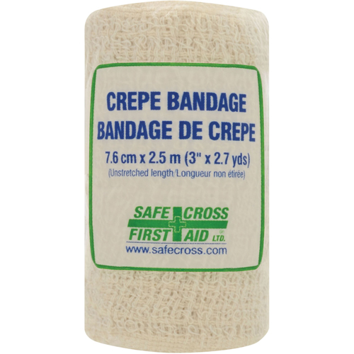 Crepe Roller Bandage, 97-1/5" L x 3" W, Class 1 Haskins Industrial Inc.