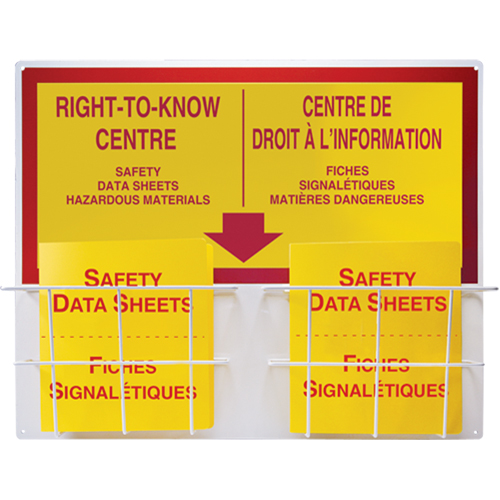 Basket Style Centre Boards, English & French, Binders Included Haskins Industrial Inc.