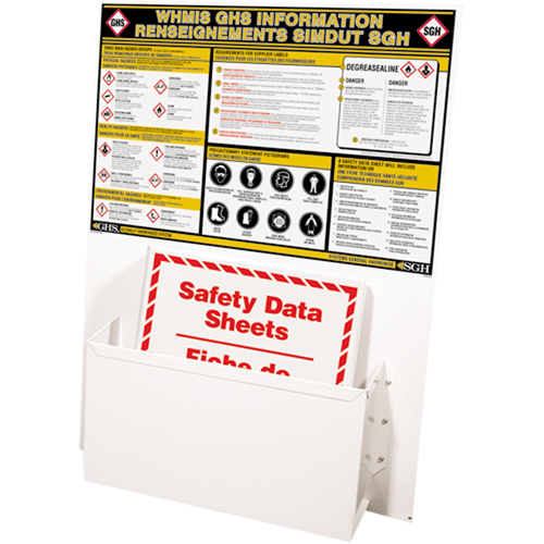 Postes d'information SGH, Anglais & français, Compris reliures Haskins Industrial Inc.