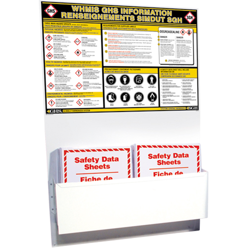 Postes d'information SGH, Anglais & français, Compris reliures Haskins Industrial Inc.