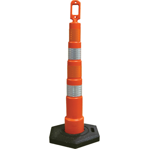 D&eacute;lin&eacute;ateurs de d&eacute;viation Grip N Go, Hauteur 49", Orange Haskins Industrial Inc.