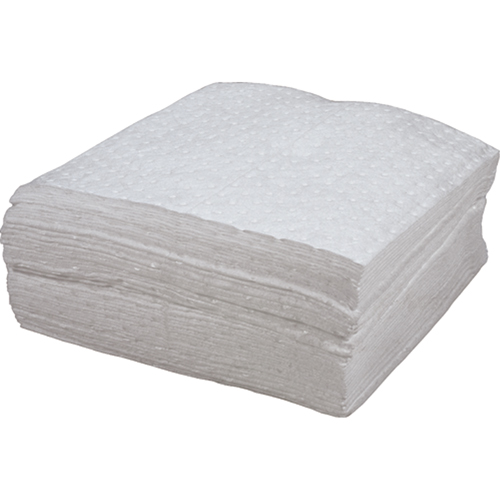 Premium Bonded Sorbent Pads, Oil Only, 15" x 18", 30 gal. Absorbancy Haskins Industrial Inc.