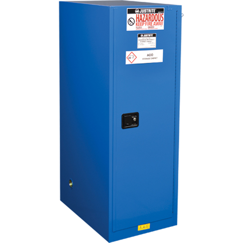 Sure-Grip&reg; Ex Hazardous Material Slimline Safety Cabinets, 54 Gal., 23.25" x 65" x 34" Haskins Industrial Inc.