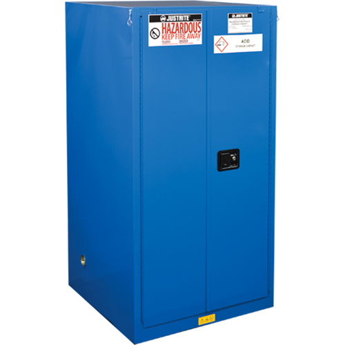 ChemCor&reg; Lined Hazardous Material Safety Cabinets, 60 gal., 34" x 65" x 34" Haskins Industrial Inc.
