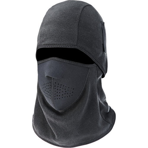 N-Ferno&reg; 6826 Two-Piece Balaclava, Fleece/Neoprene/Polyester, Black Haskins Industrial Inc.
