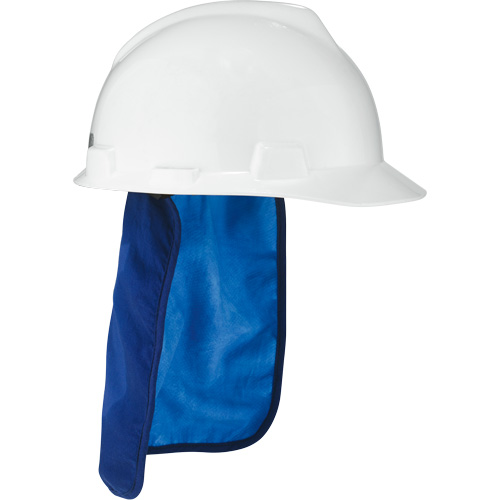 Tampon et voile pour le cou refroidissants pour casque de s&eacute;curit&eacute; Chill-Its 6717CT, Bleu Haskins Industrial Inc.