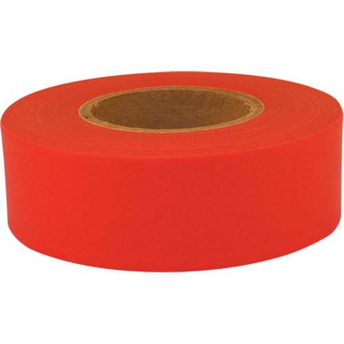 Sub-Zero Flagging Tape, 1.2" W x 150' L, Fluorescent Red Haskins Industrial Inc.