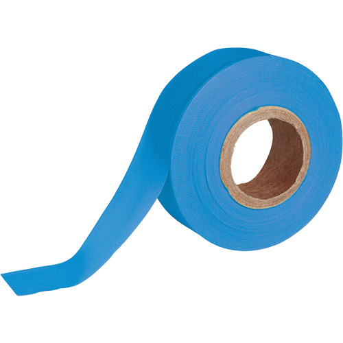 Flagging Tape, 1.188" W x 150' L, Fluorescent Blue Haskins Industrial Inc.