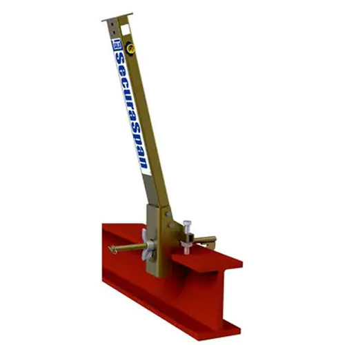 SecuraSpan I-Beam HLL Stanchion with Base Haskins Industrial Inc.