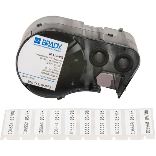 Low Temperature Label Maker Cartridge, Black Haskins Industrial Inc.