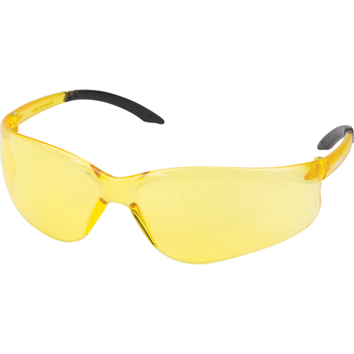 Z2400 Series Safety Glasses, Amber Lens, Anti-Scratch, ANSI Z87+/Meets/Exceeds CSA Z94.3 Haskins Industrial Inc.