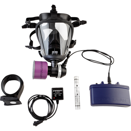 PR500 Series Face Mount PAPR, Facepiece Respirator, NiCd Battery Haskins Industrial Inc.